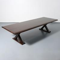 Massive Christian Liaigre LONG COURRIER Dining , Conference Table, 110L - Sold for $3,328 on 03-01-2025 (Lot 409).jpg